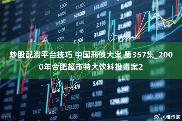炒股配资平台技巧 中国刑侦大案 第357集_2000年合肥超市特大饮料投毒案2