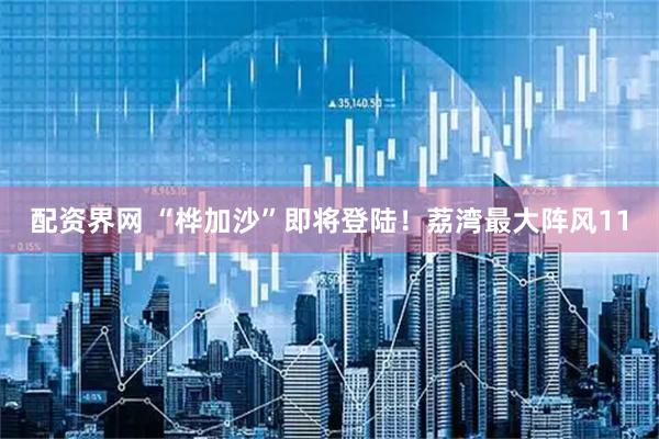 配资界网 “桦加沙”即将登陆！荔湾最大阵风11